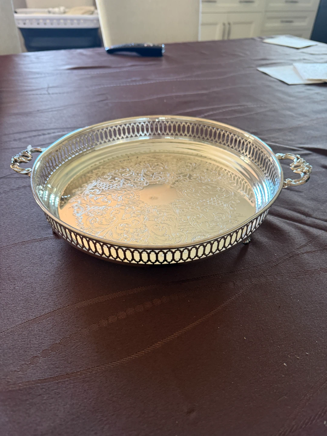 Wm. A. Rogers Silver Plated Tray