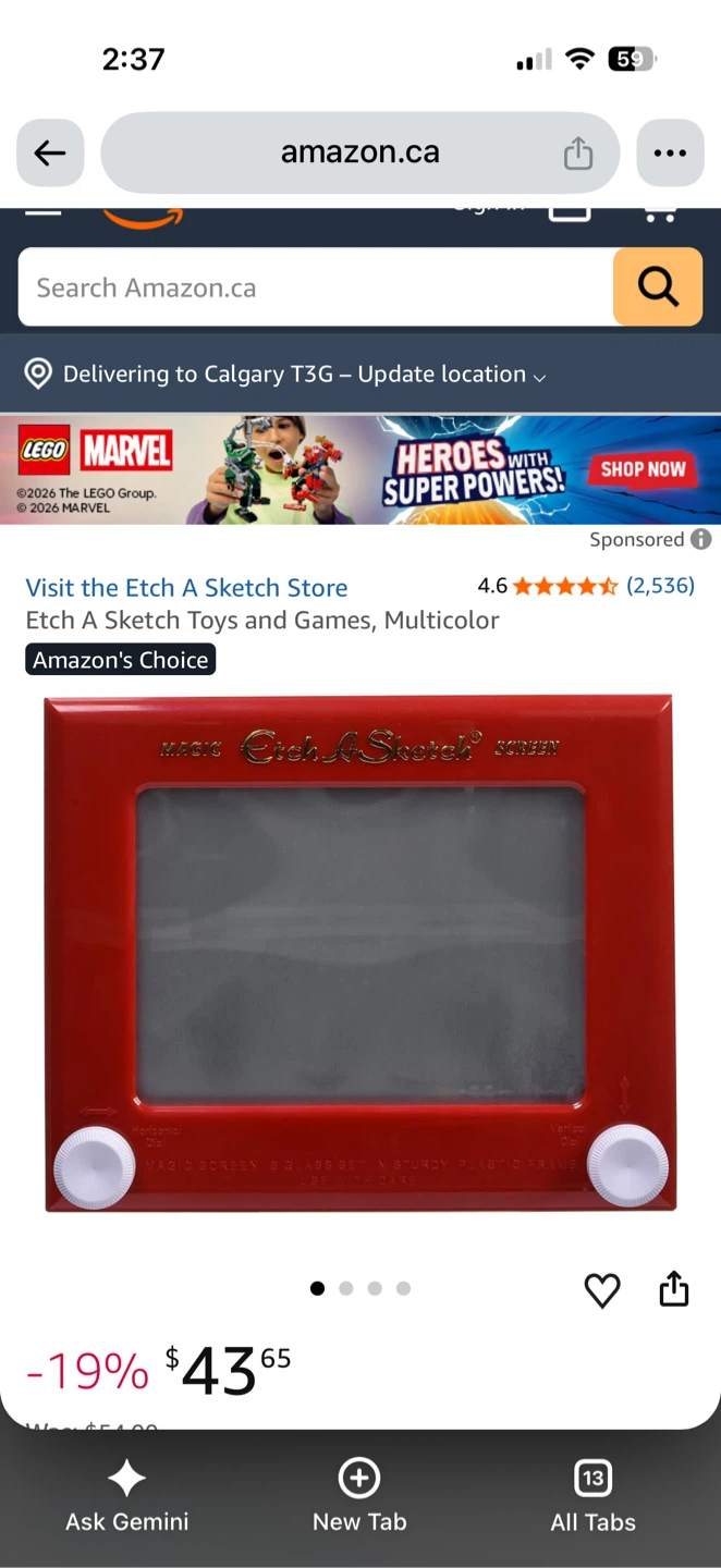 Classic Etch A Sketch Drawing Toy - photo 4