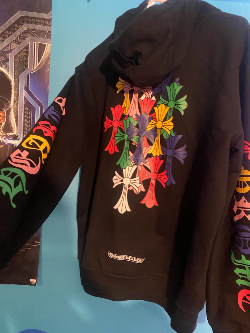 Chrome Hearts Multi-Colour Cross Zip Hoodie - photo 2