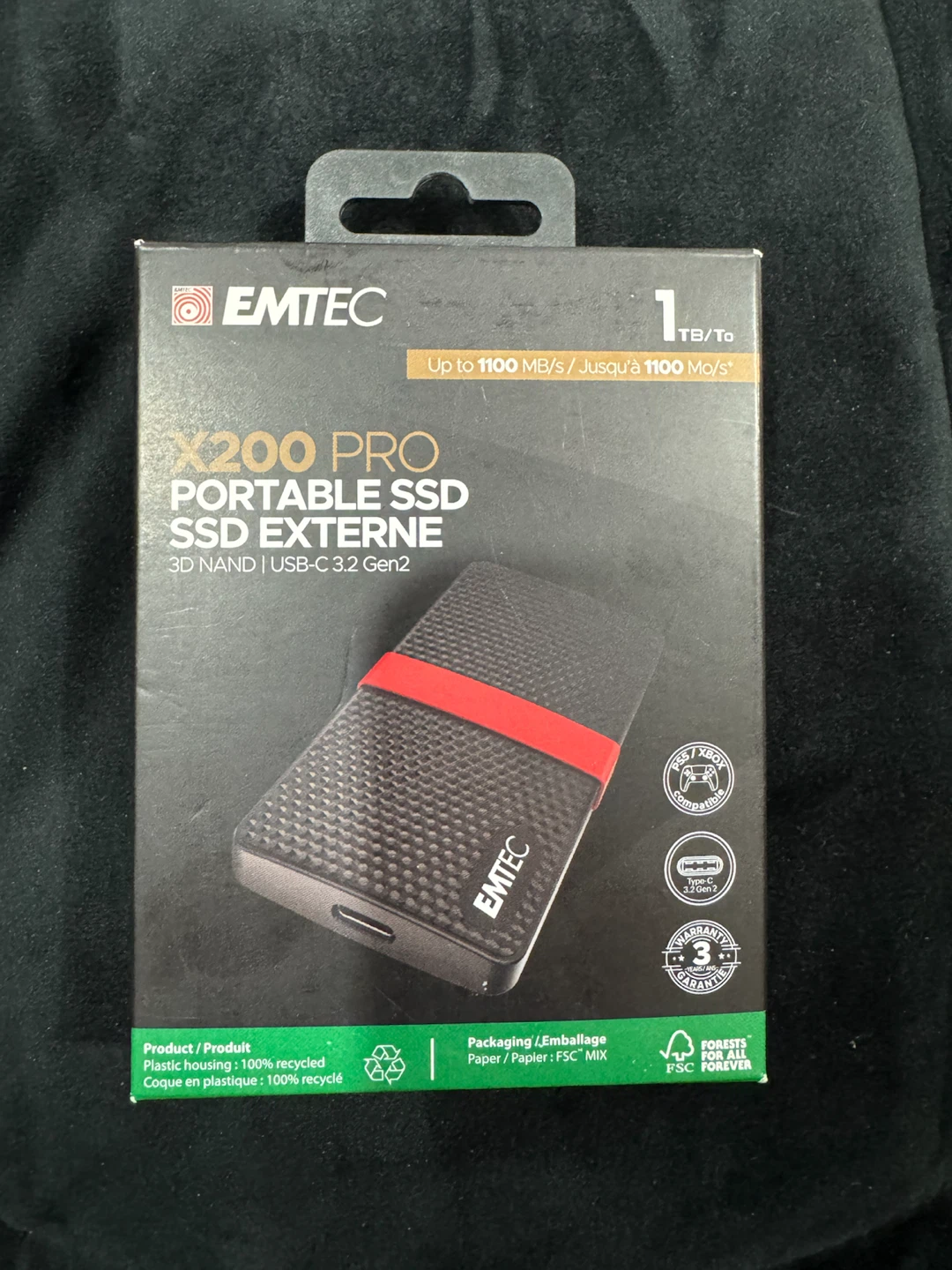 Emtec X200 Pro 1TB Portable SSD