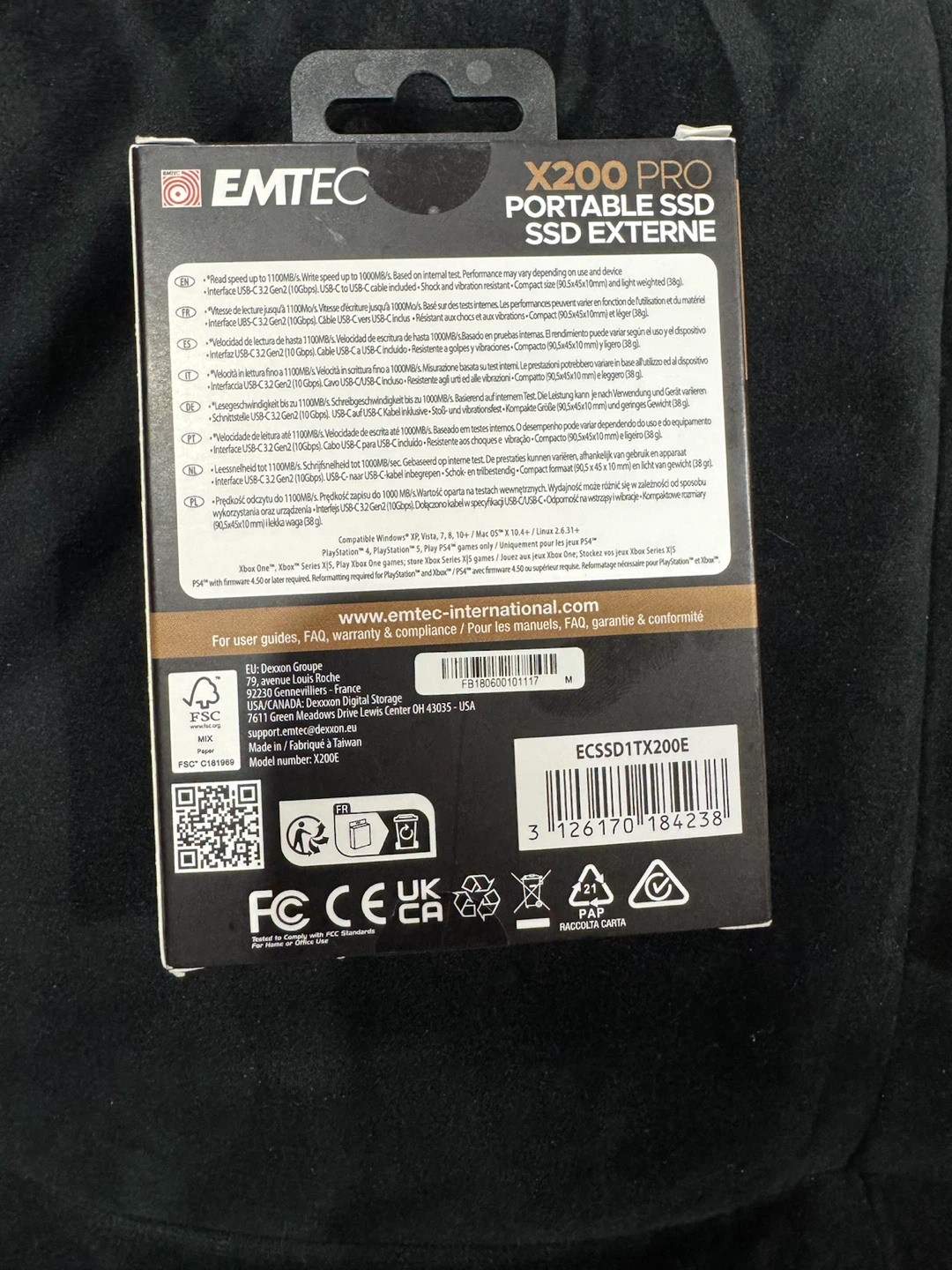 Emtec X200 Pro 1TB Portable SSD - photo 3