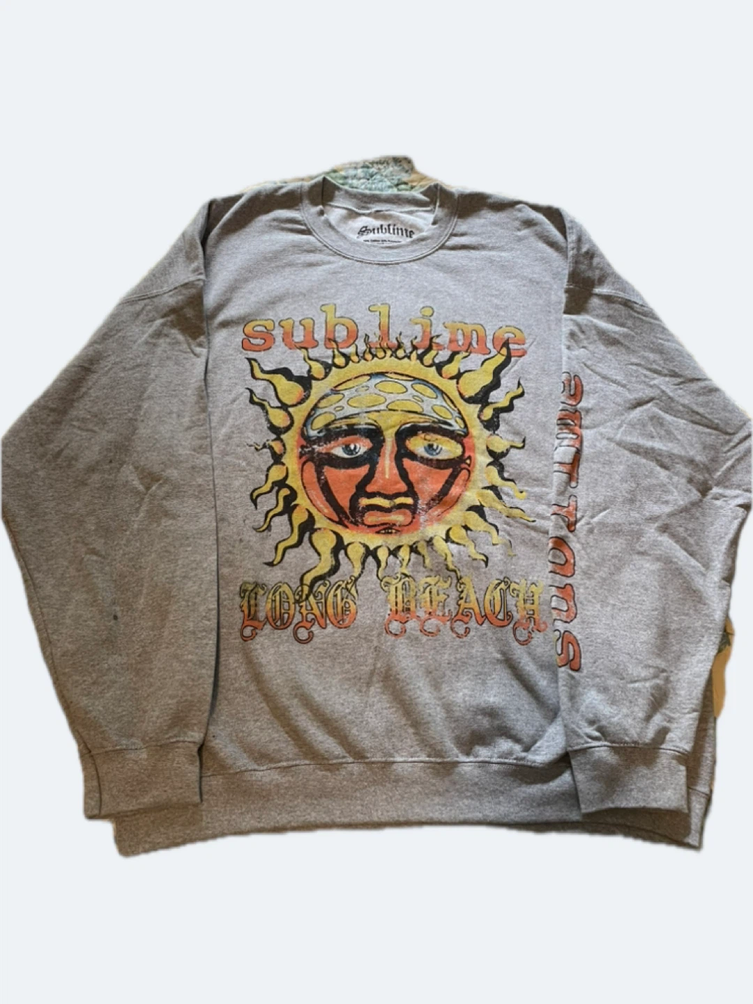 Sublime Long Beach Grey Sweatshirt