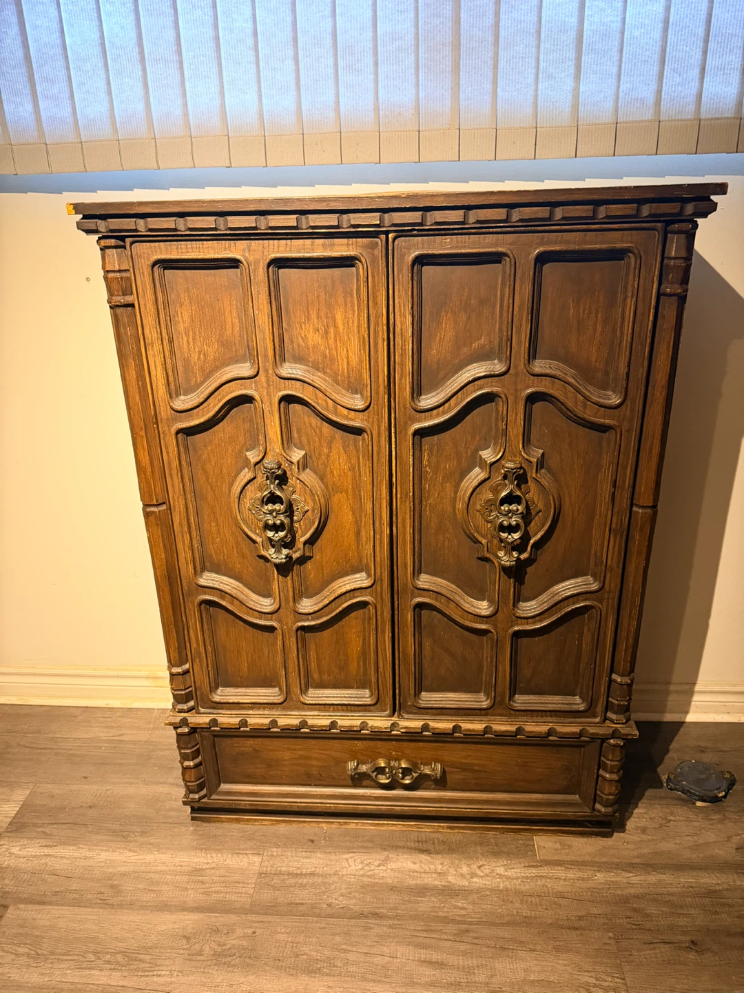 Vintage Cedar Cabinet with Drawer