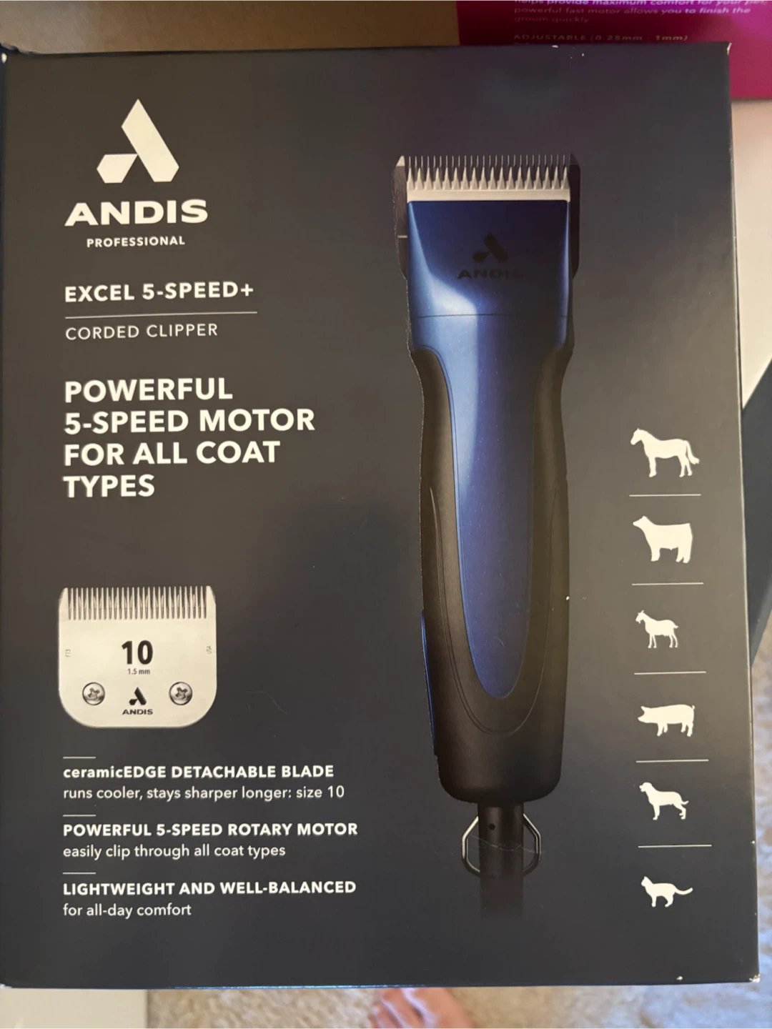 Andis Excel 5-Speed+ Corded Clipper