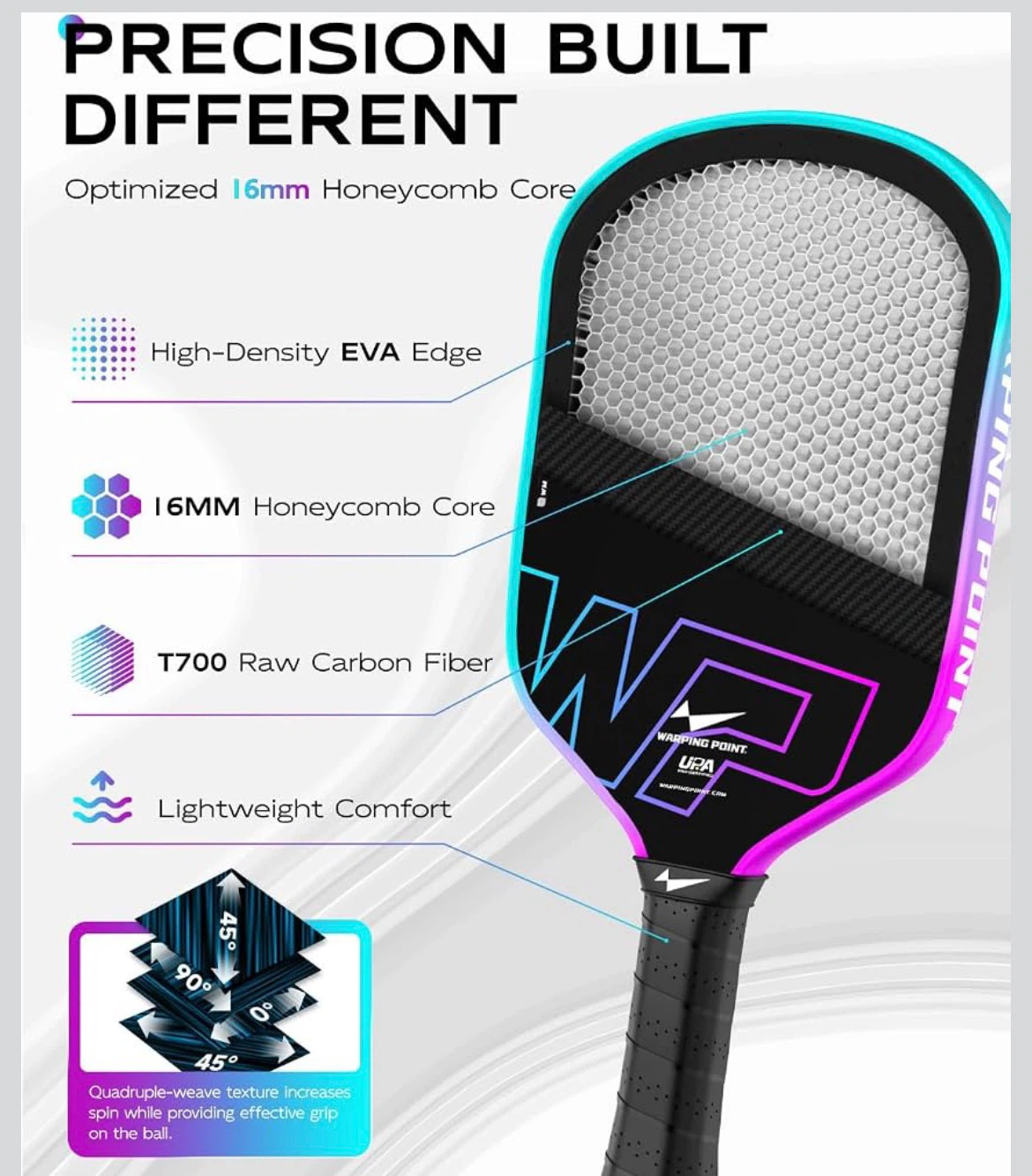 Warping Point Pickleball Paddle - photo 4