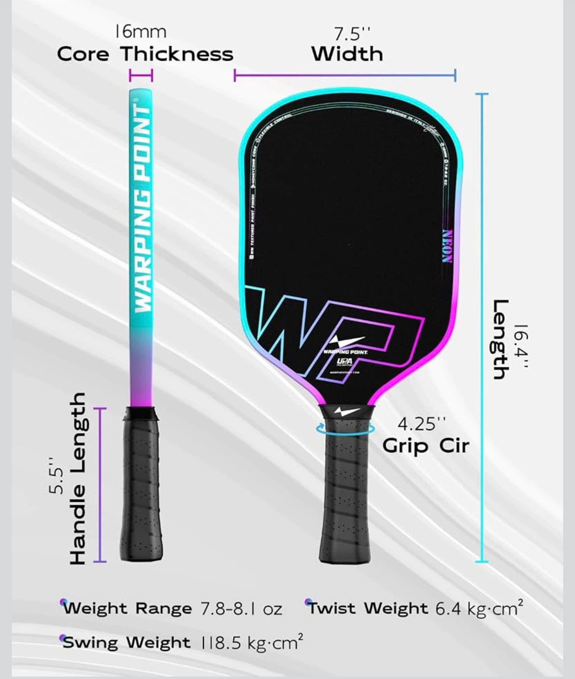 Warping Point Pickleball Paddle - photo 5