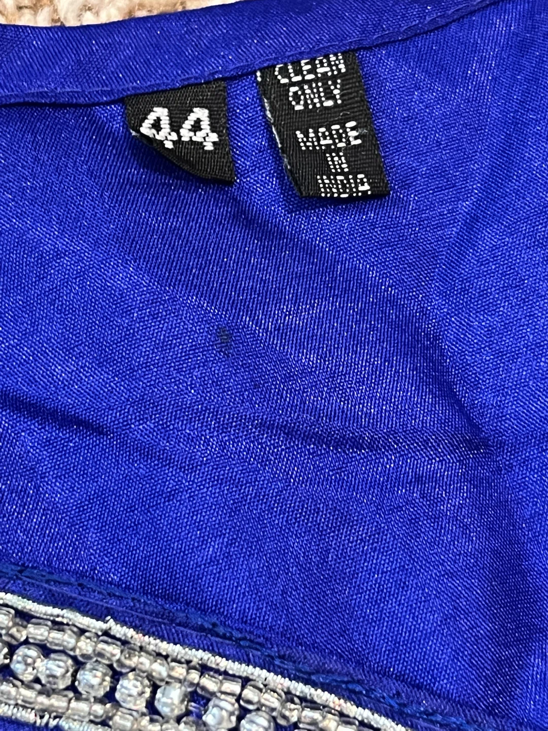 Royal Blue Embellished Salwar Kameez - photo 3