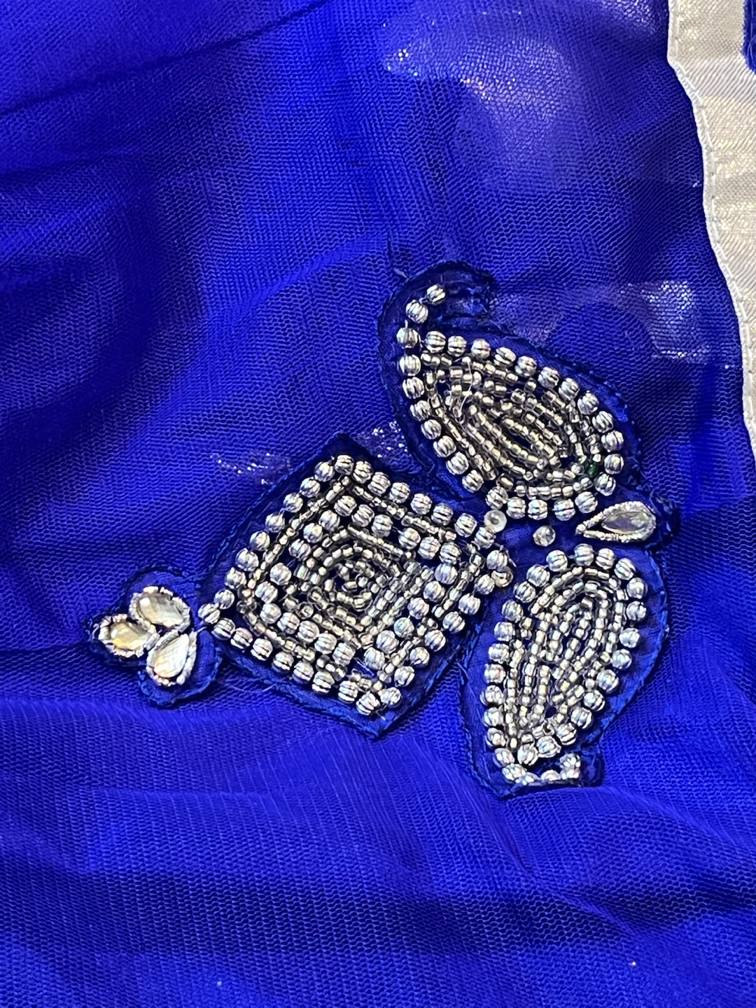 Royal Blue Embellished Salwar Kameez - photo 4