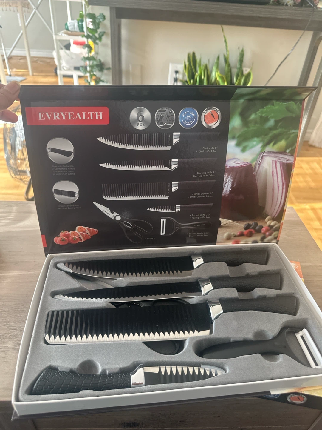 Evryealth 6-Piece Knife Set