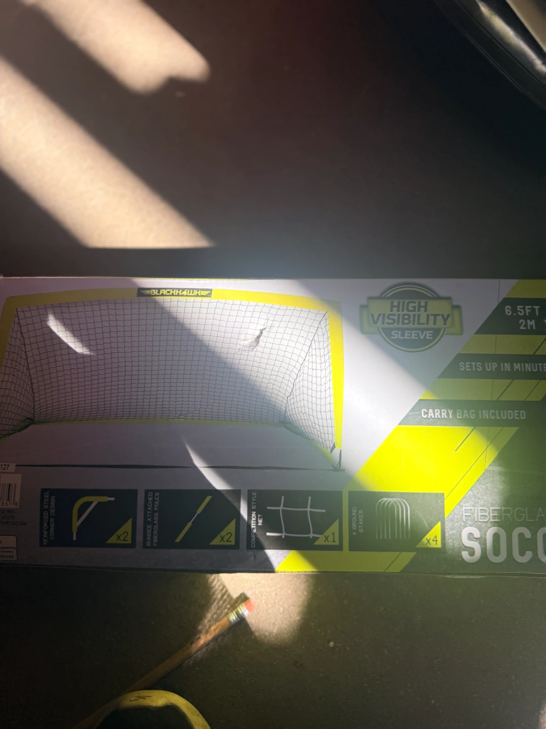 Franklin Blackhawk 6.5ft Soccer Goal - photo 3
