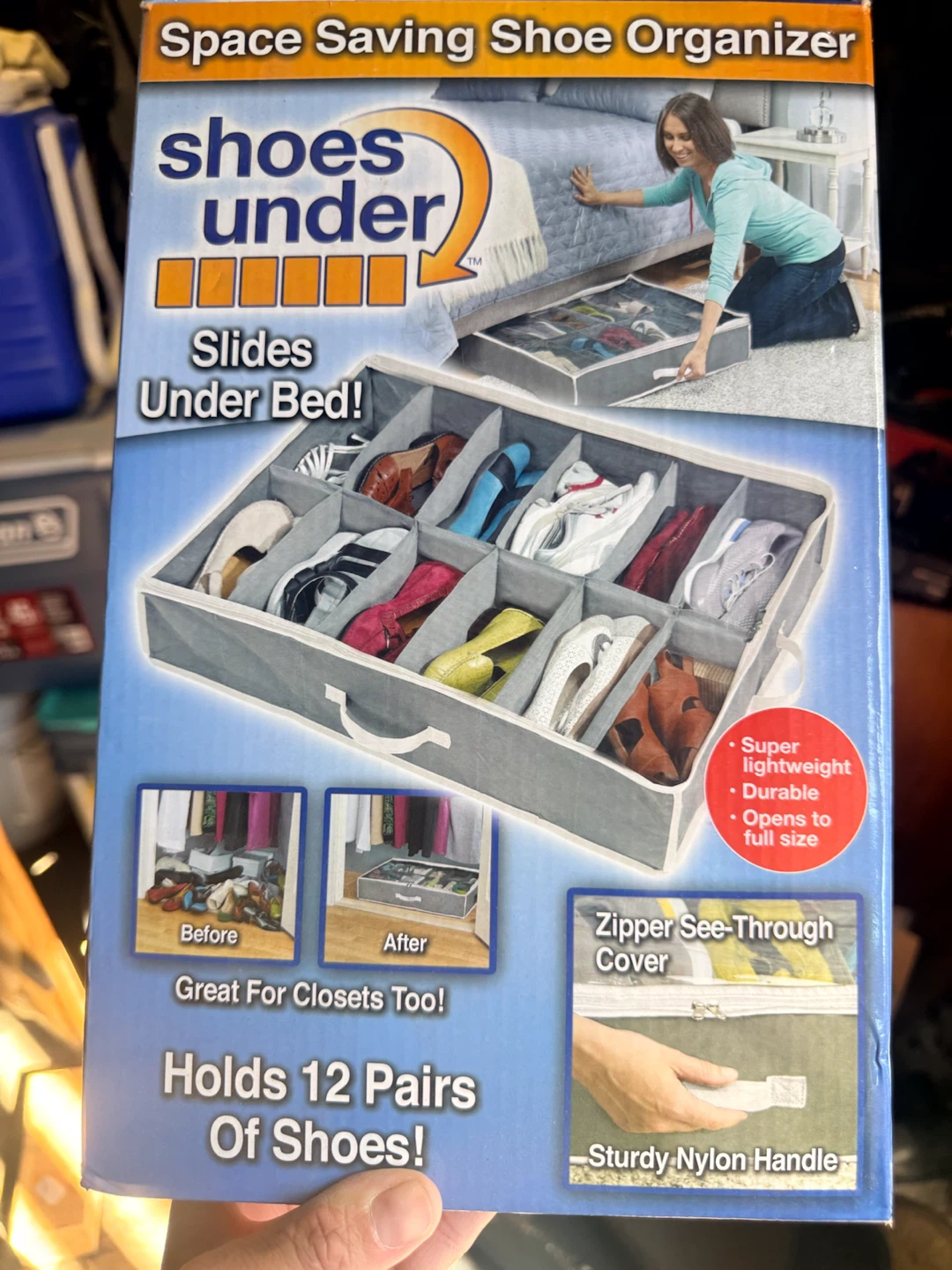 Shoes Under Space Saving Shoe Organizer
