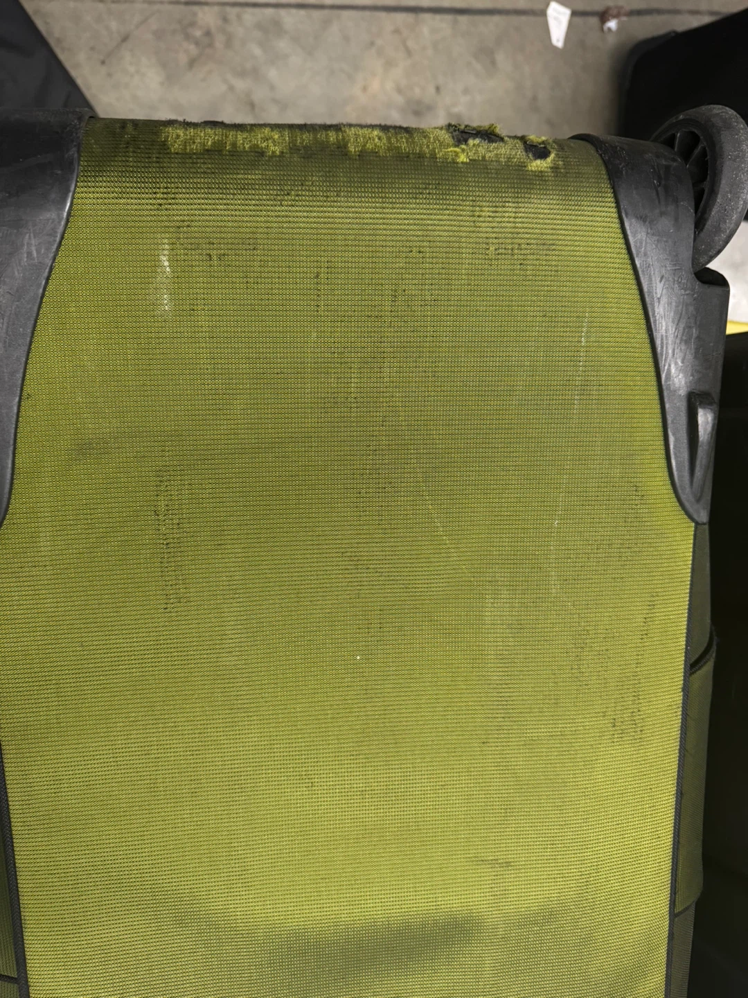 Marco lime green rolling suitcase