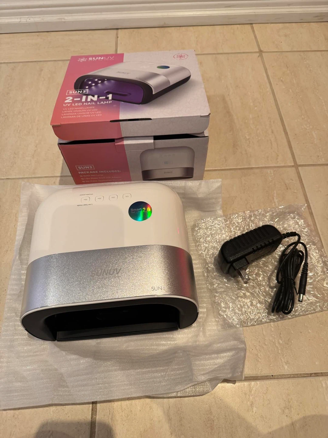 SUNUV SUN3 2-in-1 UV LED Nail Lamp