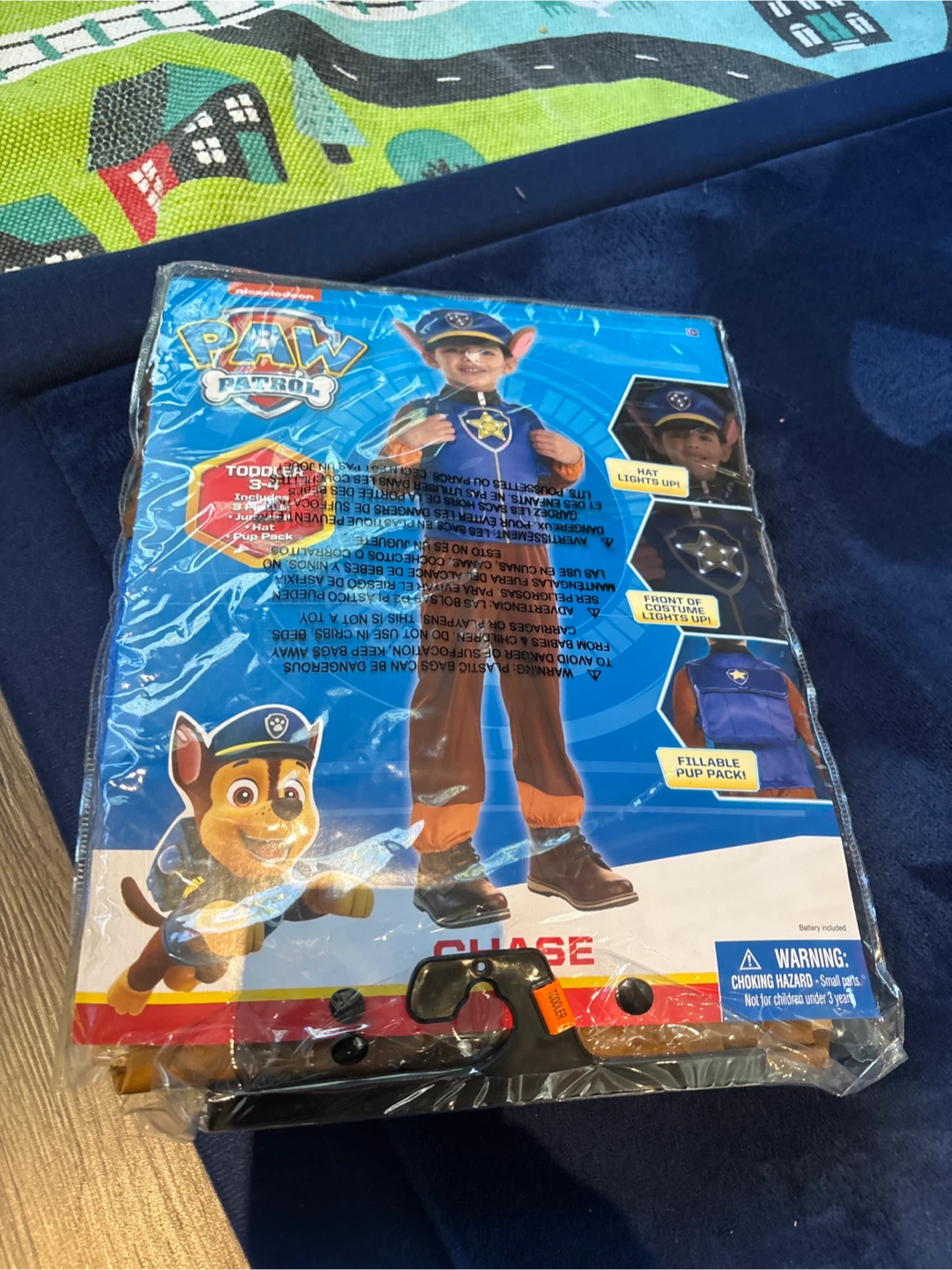 Paw Patrol costume size toddler 3-4 -(25$)