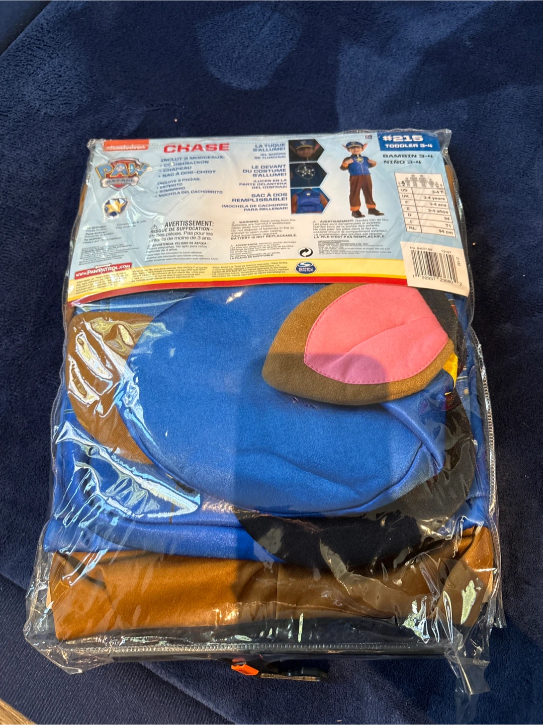 Paw Patrol costume size toddler 3-4 -(25$) - photo 2