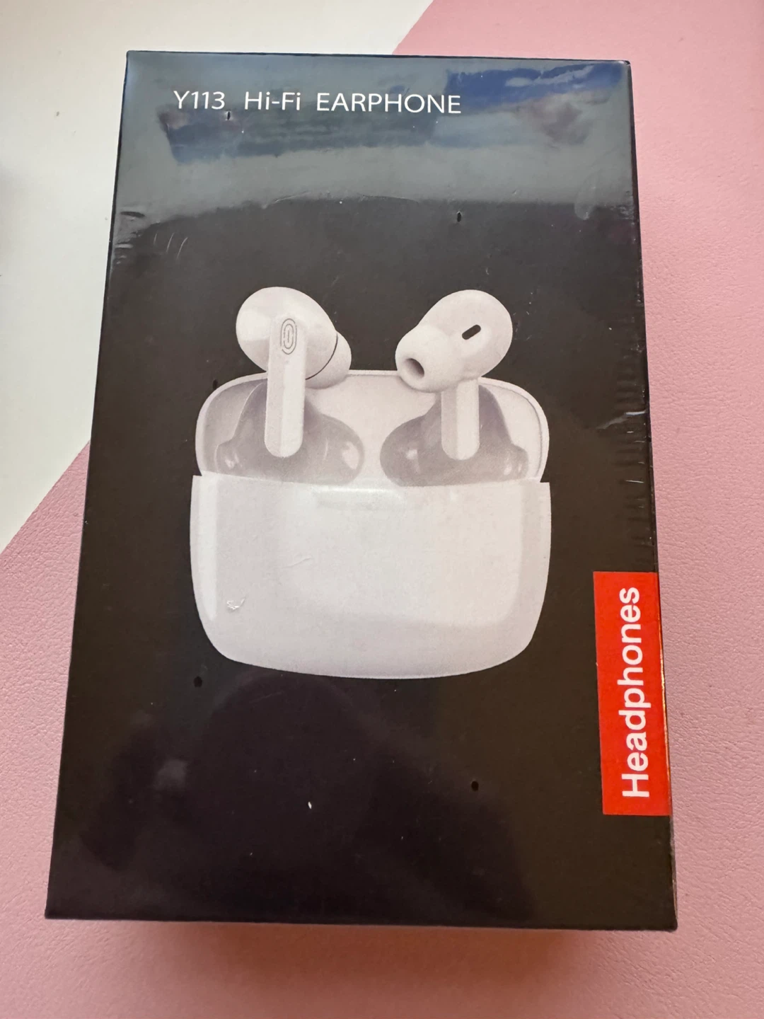 Y113 Hi-Fi Wireless Earphones - White