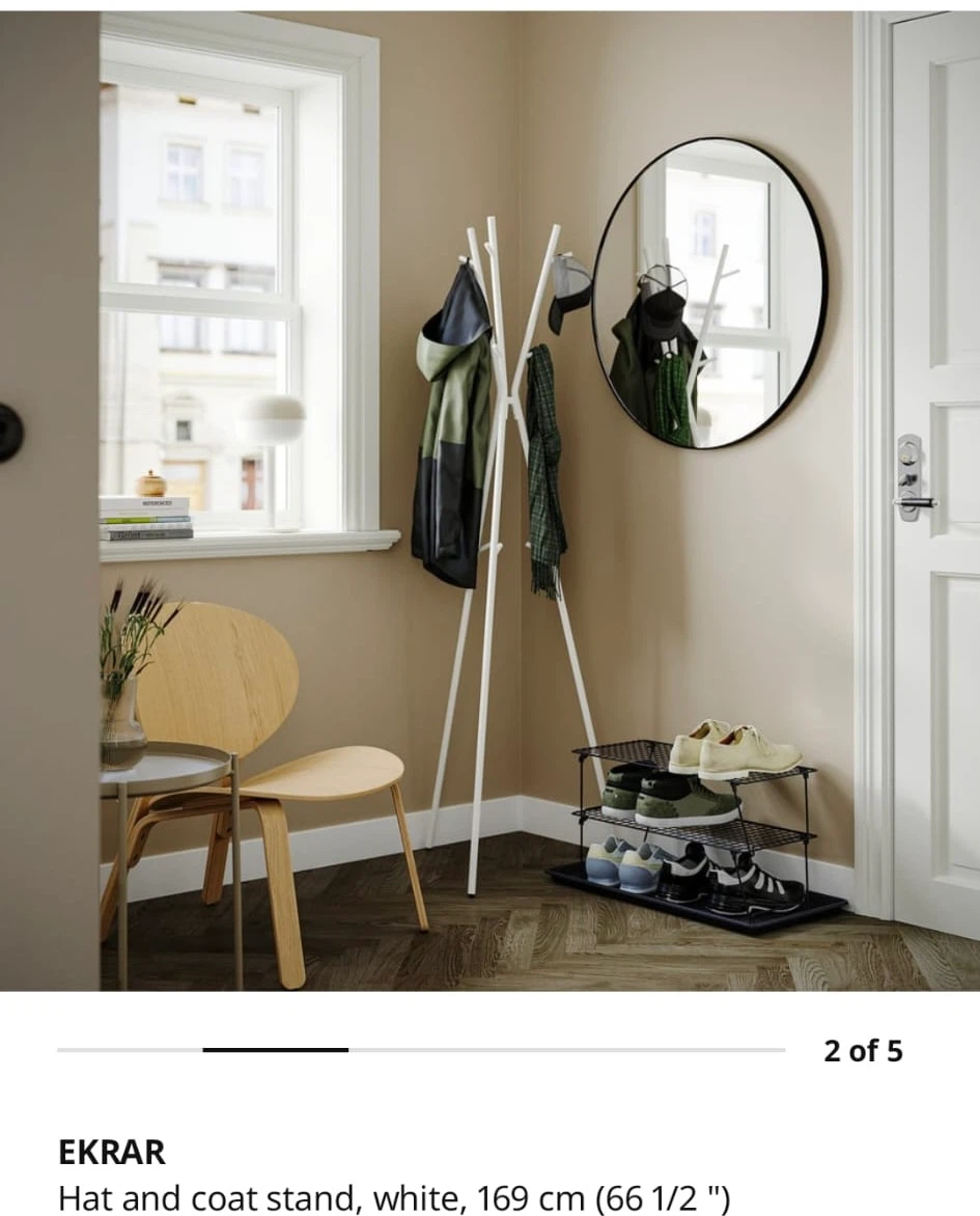 IKEA EKRAR Hat and Coat Stand