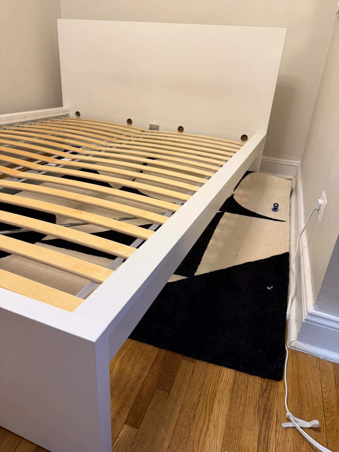 IKEA Malm White Bed Frame with Storage (Queen) - photo 4