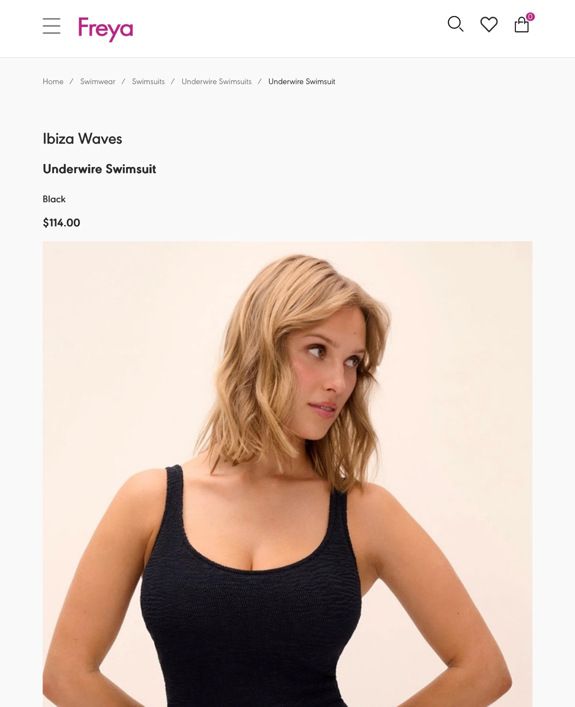 Freya Ibiza Waves Underwire Swimsuit - 34DD