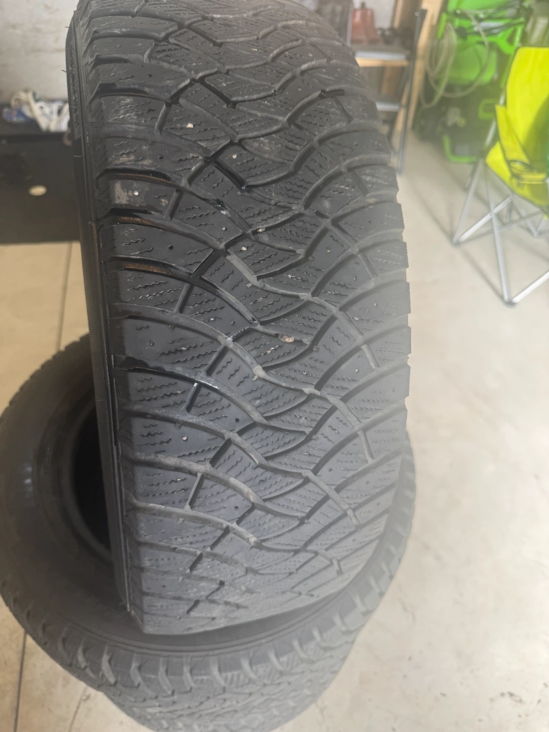 225/60r16 falkan winterpeak f-ice set of four tires (dot 1825) - photo 2