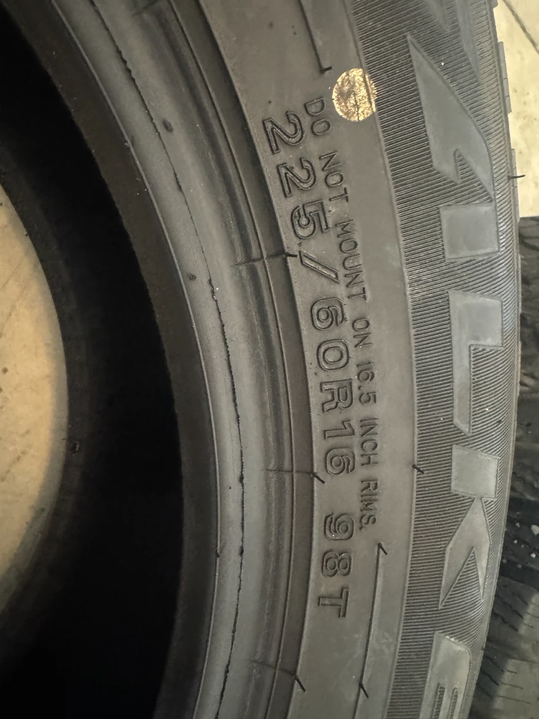 225/60r16 falkan winterpeak f-ice set of four tires (dot 1825) - photo 5
