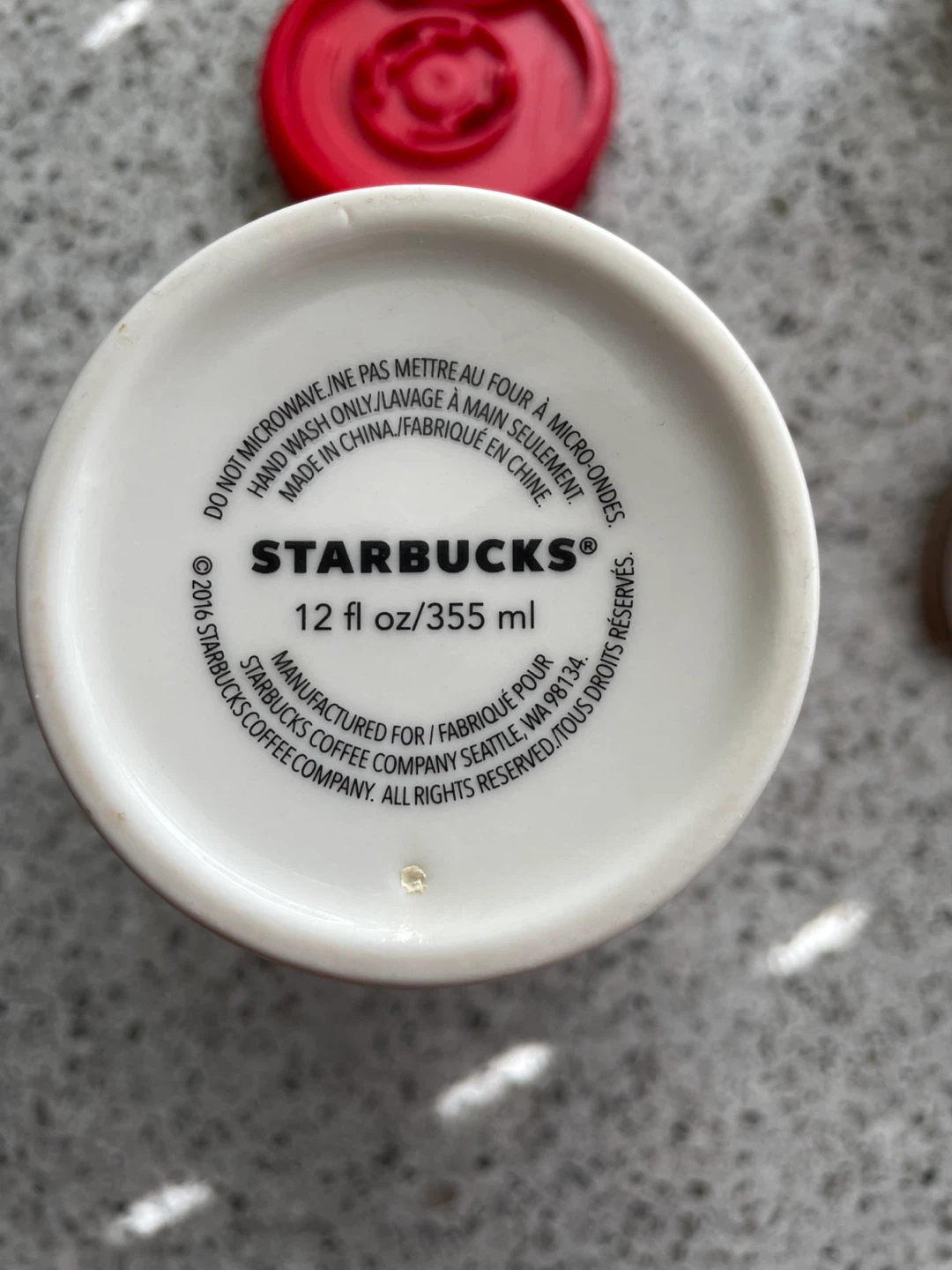 Starbucks Louisiana Lobster Ceramic Travel Mug - photo 4