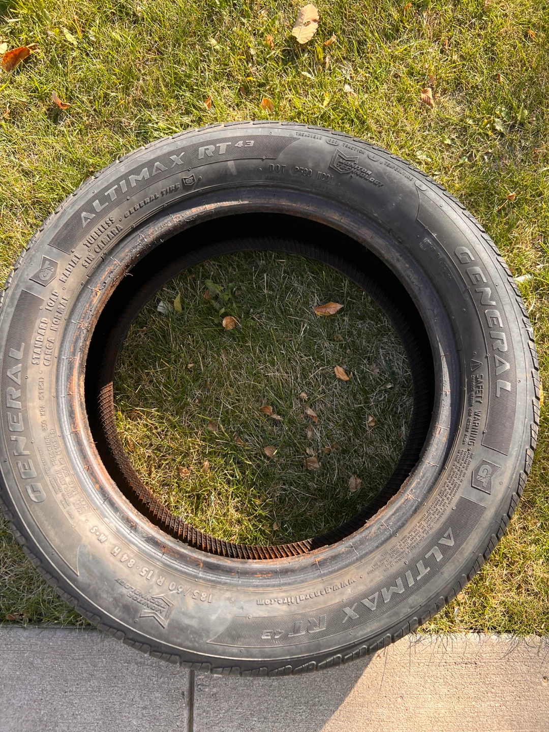 3 General Altimax RT43 Tire 185/60 R15 - photo 2