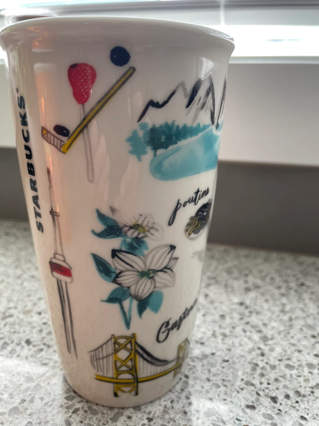 Starbucks Canada 150th Ann. Ceramic Travel Tumbler from the 2016 - photo 2