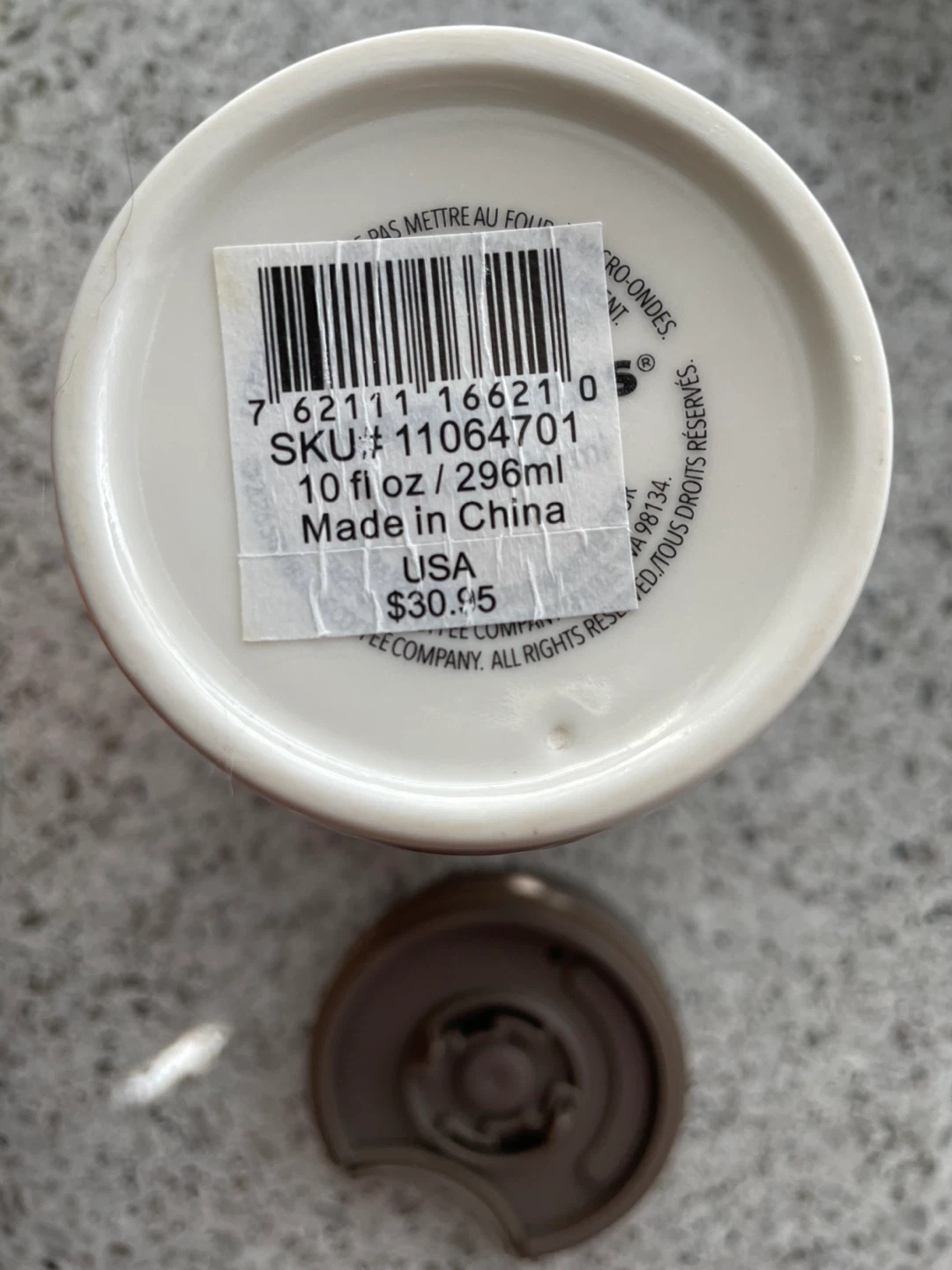 Starbucks Canada 150th Ann. Ceramic Travel Tumbler from the 2016 - photo 4