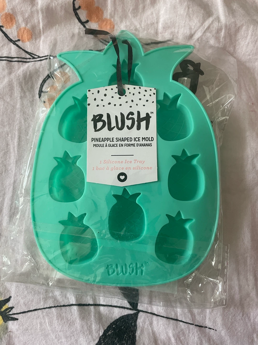 Blush Pineapple Shaped Silicone Ice Mold