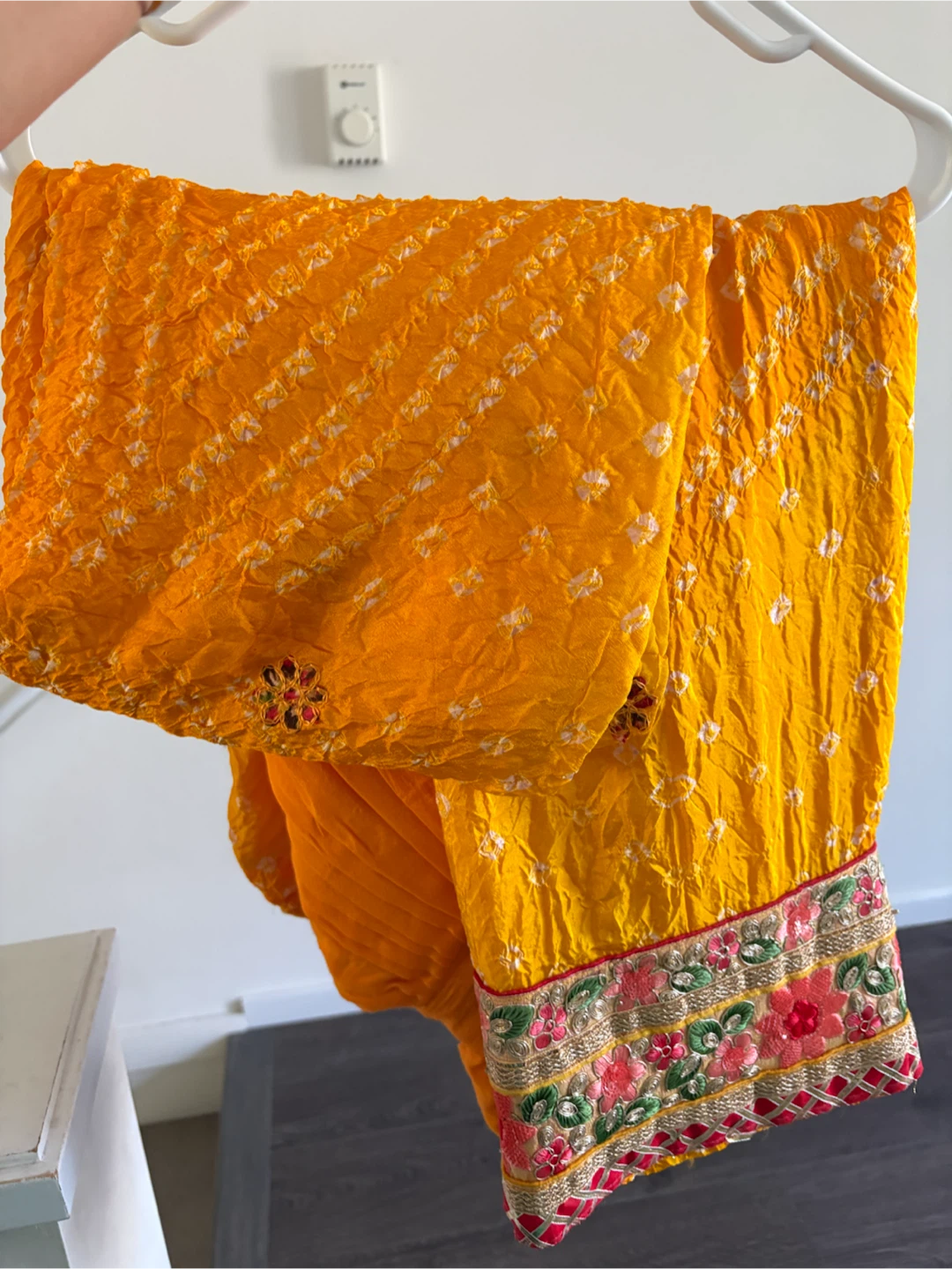 Yellow Bandhani Print Punjabi Suit