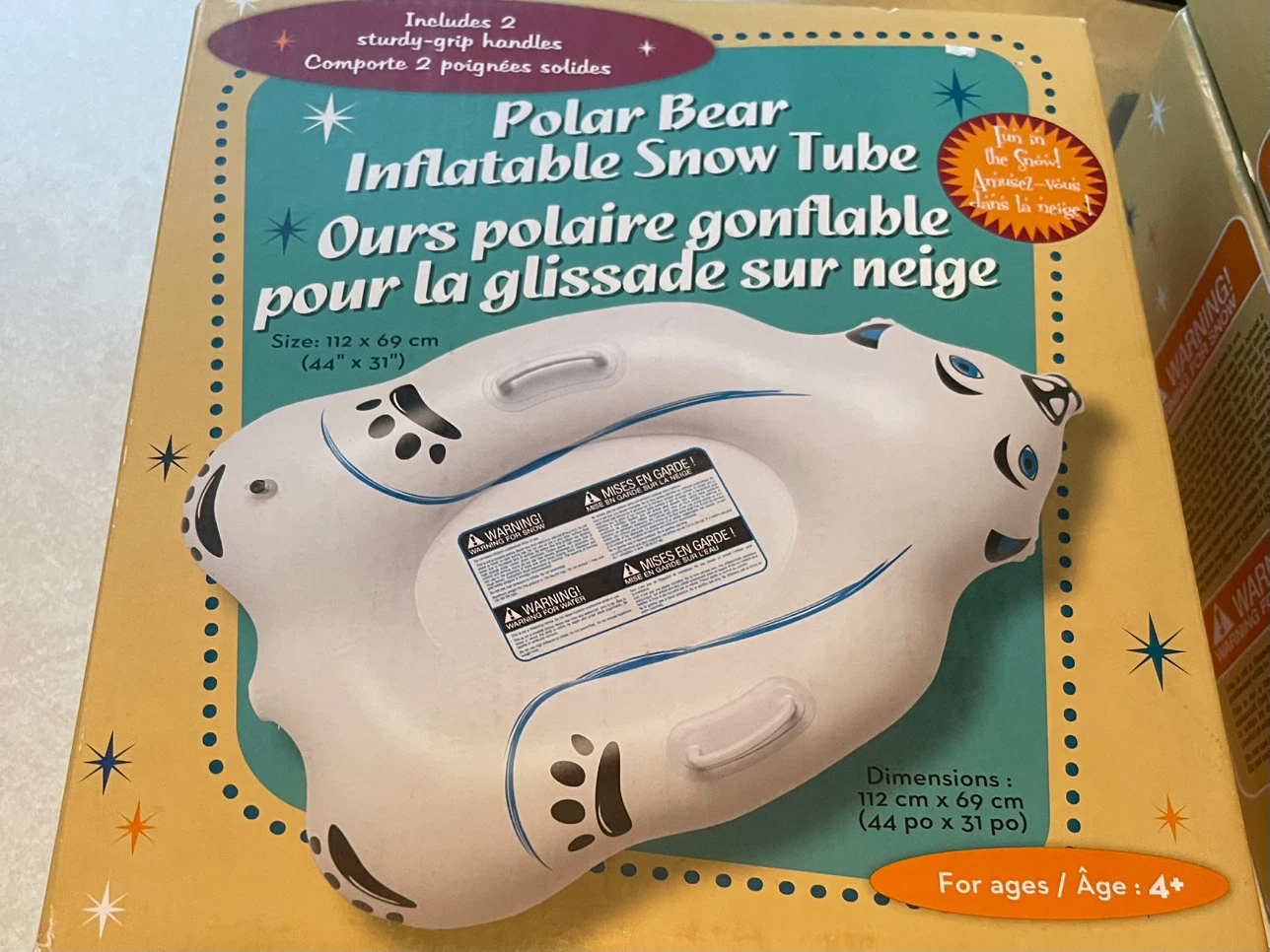 Inflatable snow slides (one penguin, two polar bears) - photo 4