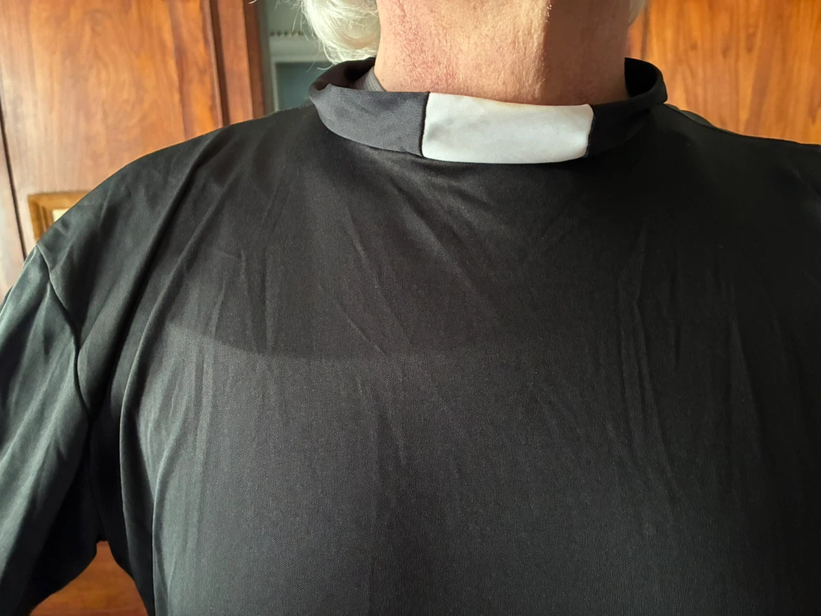 Halloween Priest Costume Full Length Robe- Adult Unisex -