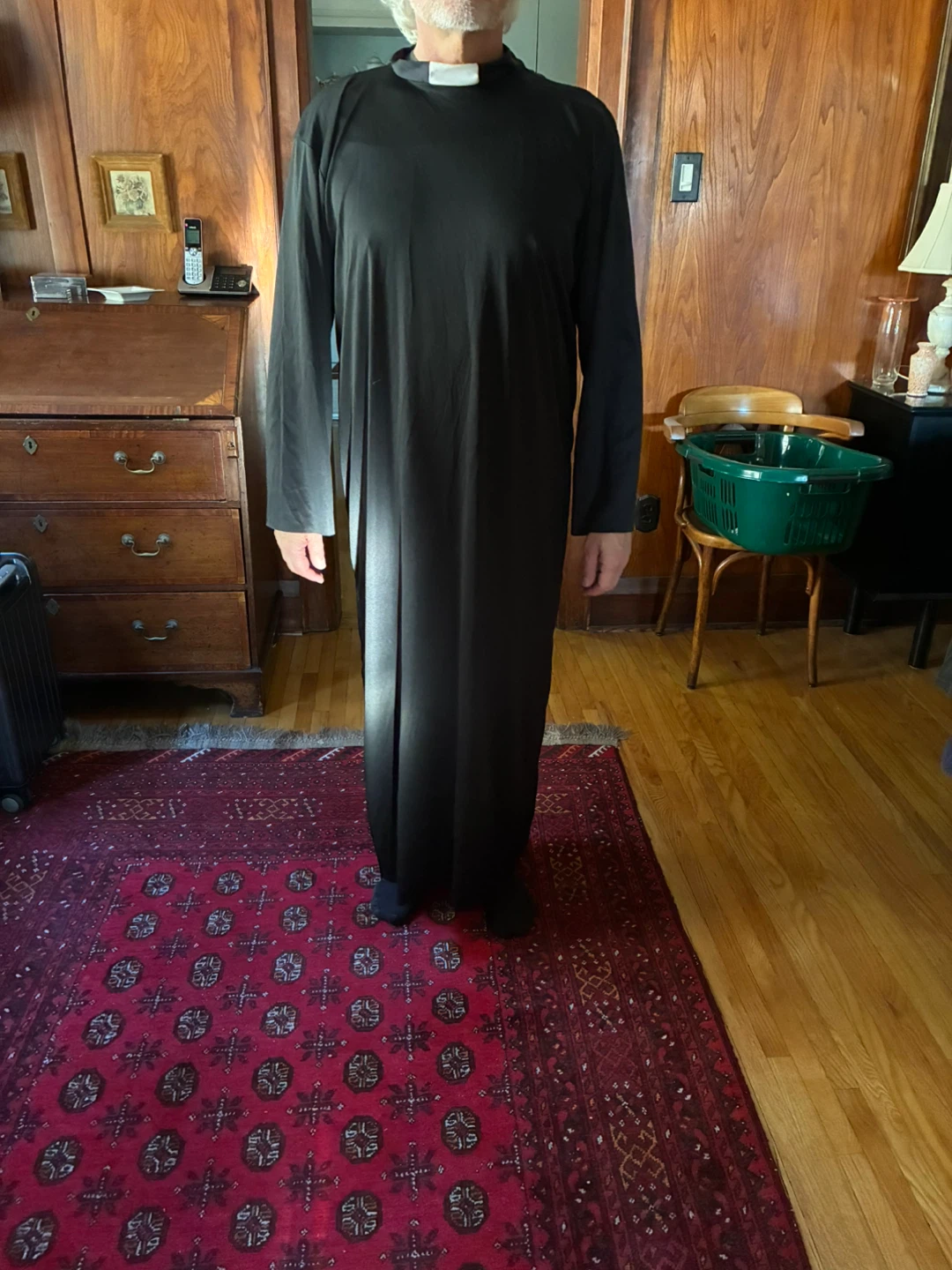 Halloween Priest Costume Full Length Robe- Adult Unisex - - photo 3