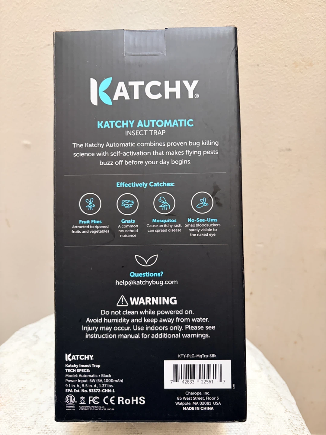 Katchy Automatic Insect Trap - photo 3