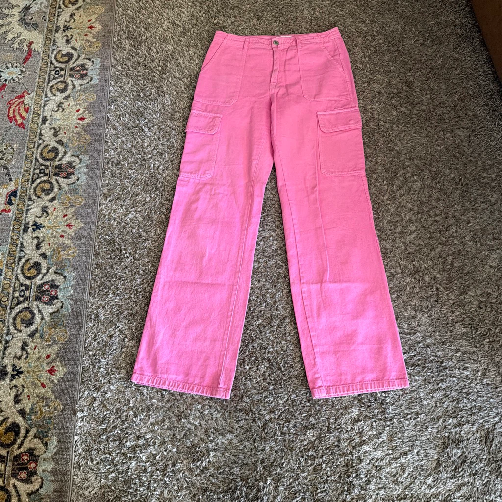 Zara Pink Cargo Pants