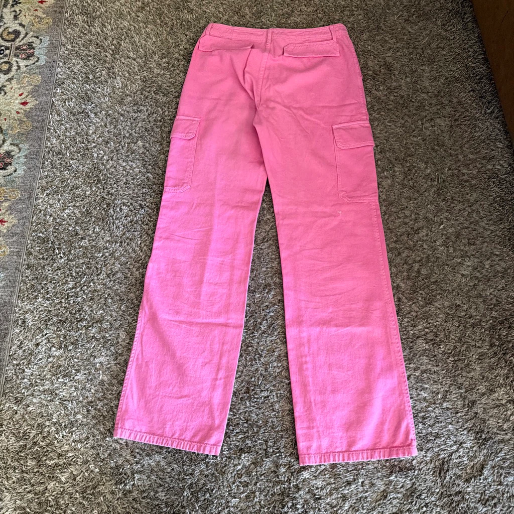 Zara Pink Cargo Pants - photo 2
