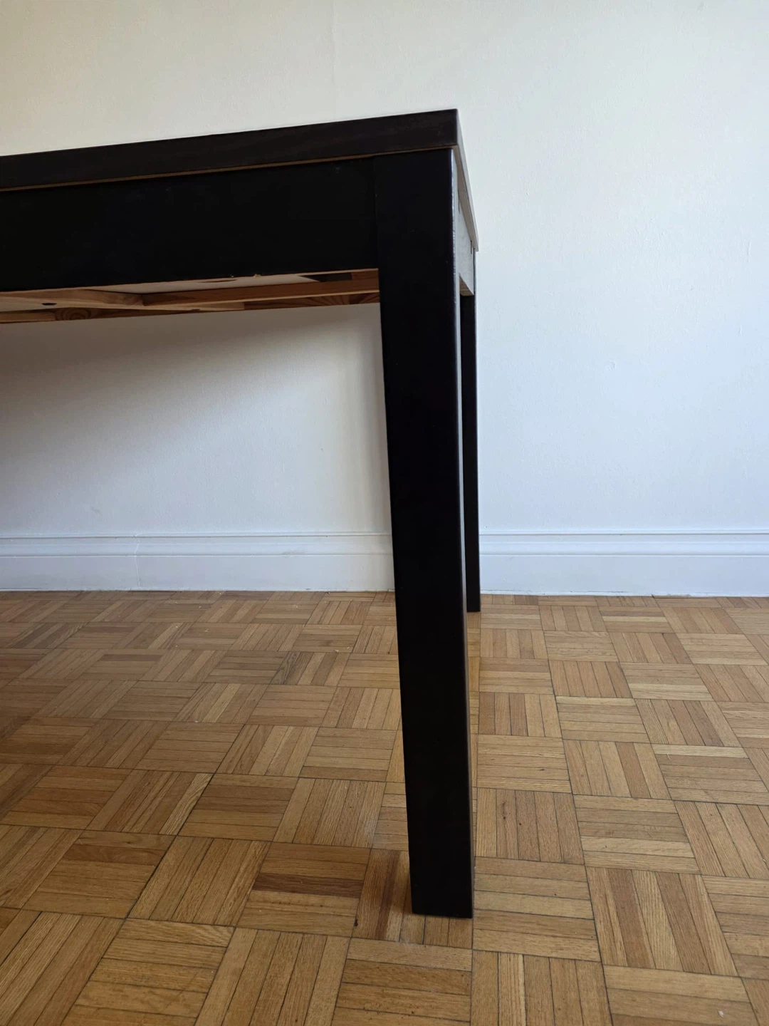 IKEA Bjursta extendable dining table, dark brown - photo 5