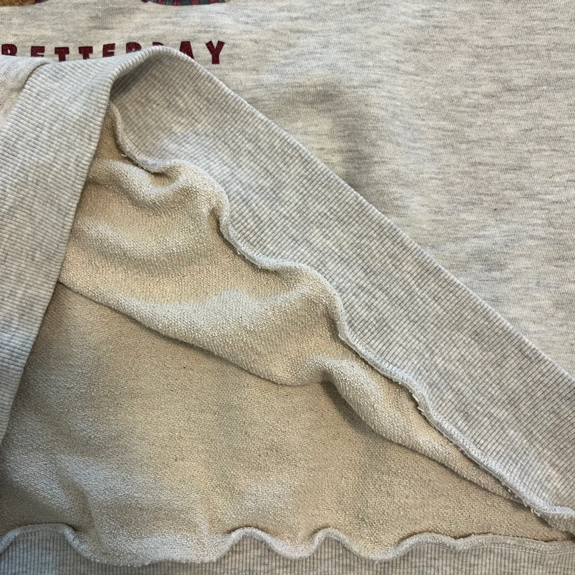 LEWKIN Grey Blissful Slumber Bear Sweatshirt - photo 3