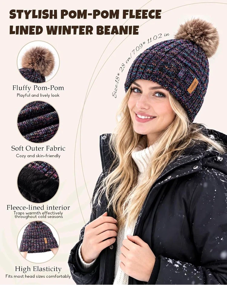 Winter Beanie, Scarf, and Glove Set - photo 3