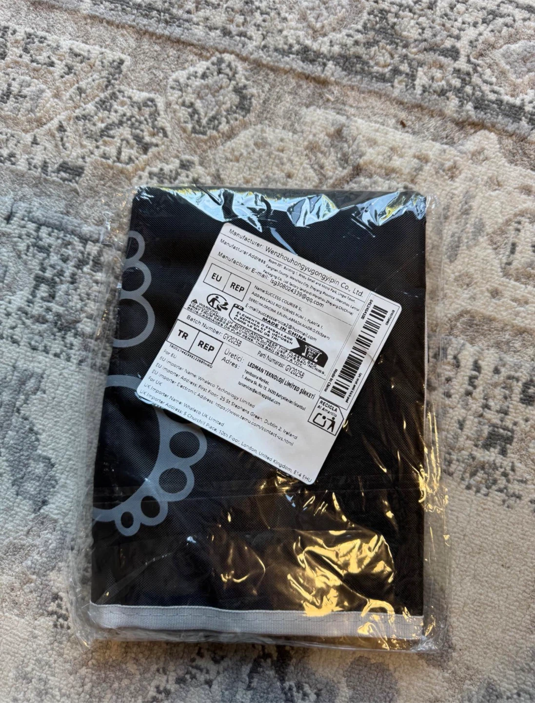 Black Car Seat Kick Mat Protector-BRAND NEW - photo 2