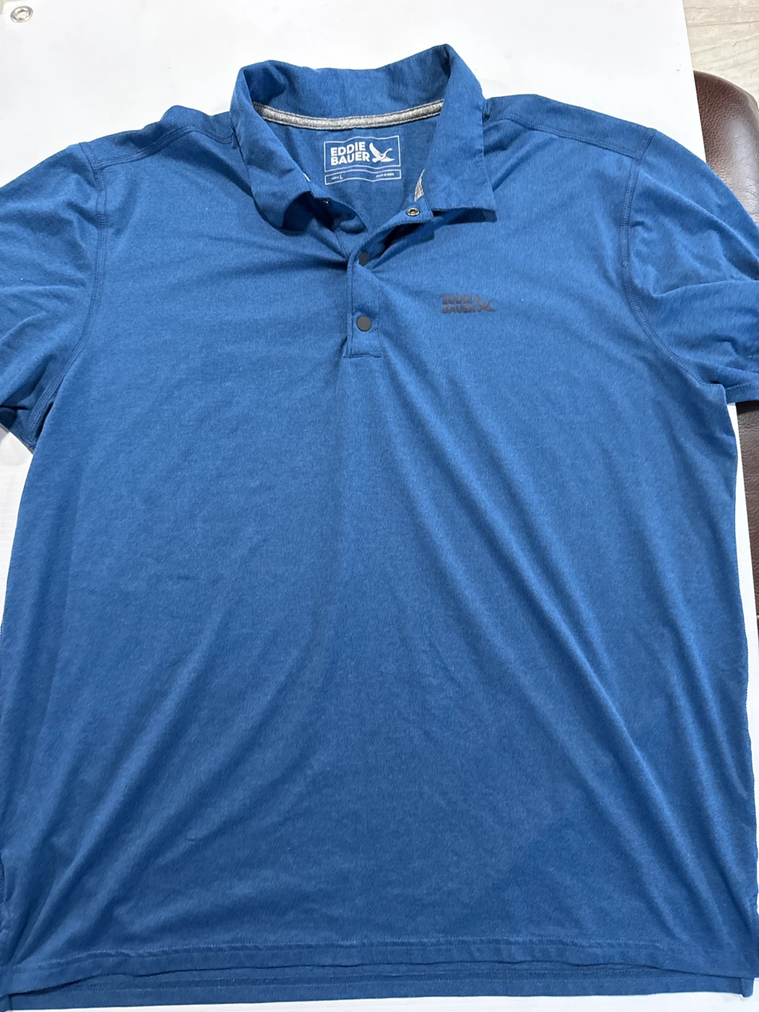 Eddie Bauer Blue Polo Shirt