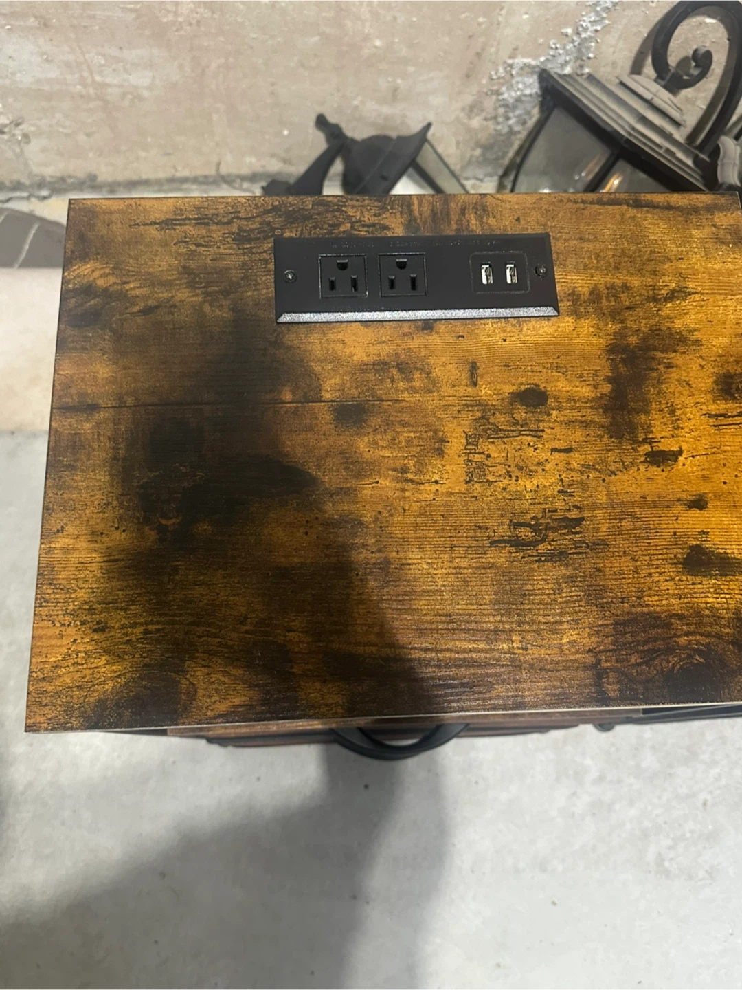 Set of Two Bedside Tables with Charging Ports - photo 2