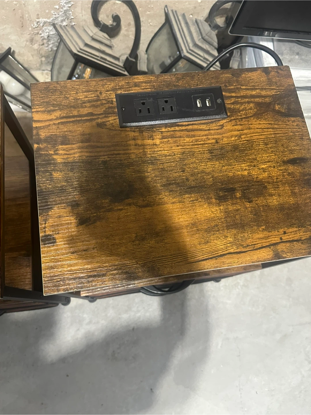 Set of Two Bedside Tables with Charging Ports - photo 3