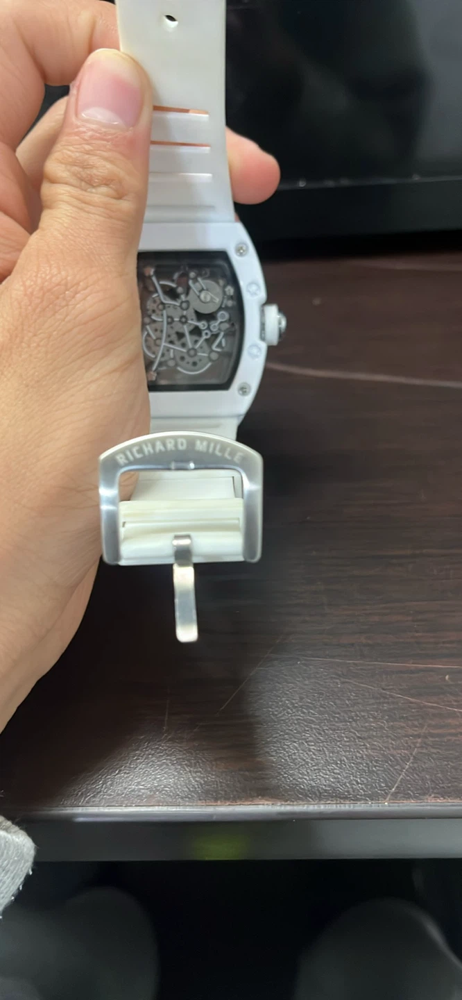 Richard Mille Style Skeleton Watch - White - photo 2