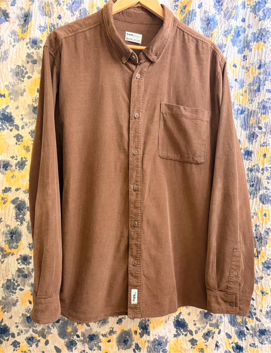 Frank And Oak Corduroy Button-Up Shirt, XXL - photo 2