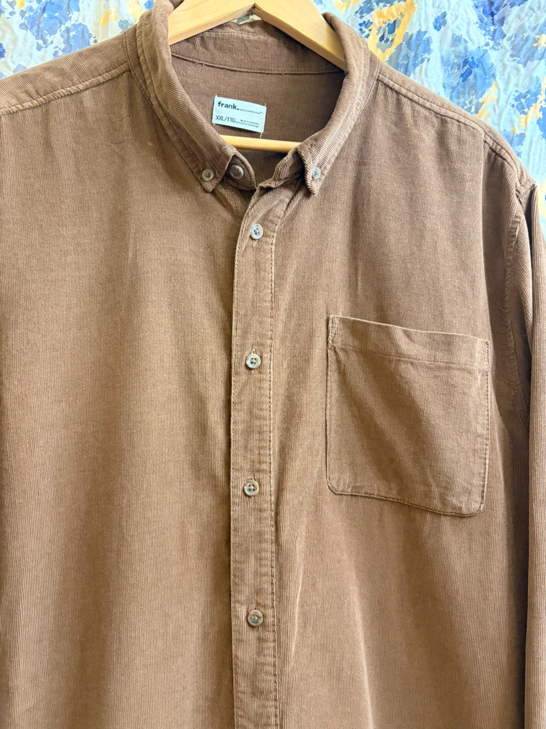 Frank And Oak Corduroy Button-Up Shirt, XXL - photo 4