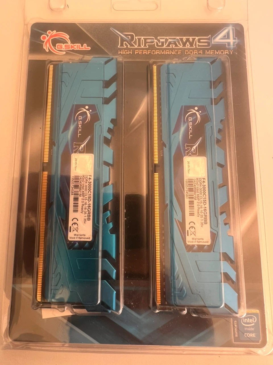 G.Skill Ripjaws 4 16GB (2x8GB) DDR4 3000MHz RAM