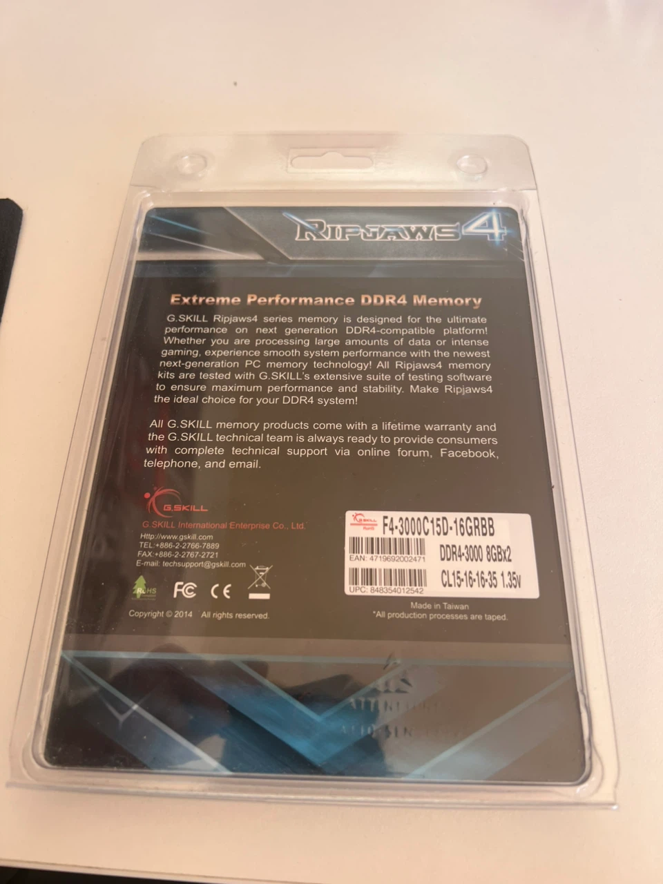 G.Skill Ripjaws 4 16GB (2x8GB) DDR4 3000MHz RAM - photo 4