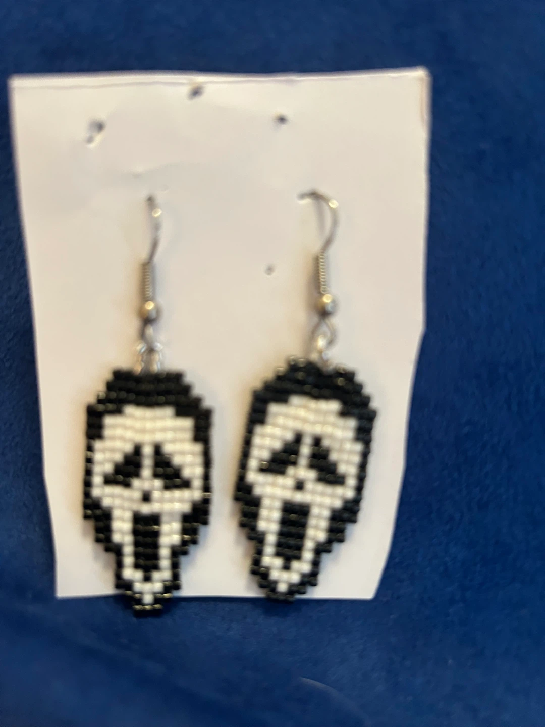 Ghostface beaded earrings - photo 2